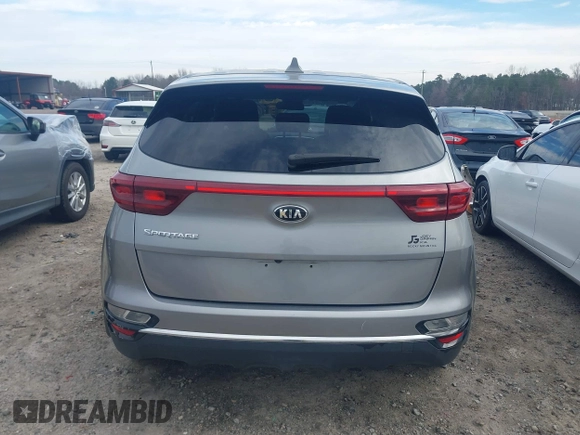2021 Kia Sportage LX with VIN KNDPM3AC8M7938693, listed as a IAAI auction lot 41731649 with 91,994 mi miles. Bid and sale history available at carsss.com. Image 16.