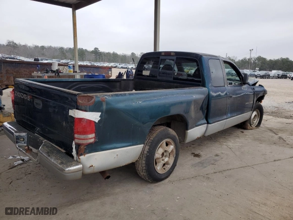 1998 Dodge Dakota SLT with VIN 1B7GL22Y9WS688713, listed as a Copart auction lot 44952955 with 106,102 mi miles and Salvage Title. Bid and sale history available at carsss.com. Image 3.