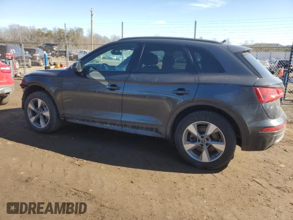 2020 Audi Q5 Premium with VIN WA1ANAFYXL2121727, listed as a Copart auction lot 43209445 with 51,845 mi miles and Salvage Title. Bid and sale history available at carsss.com. Image 2.