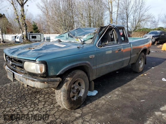 1994 Mazda B-Series Truck LE z VIN 4F4DR17X5RTN10704, wystawiony jako Copart lot #87230804 z przebiegiem 227 476 mil mil oraz Szkoda całkowita • Salvage title. Historia ofert i sprzedaży dostępna na DreamBid. Obrazek 1.
