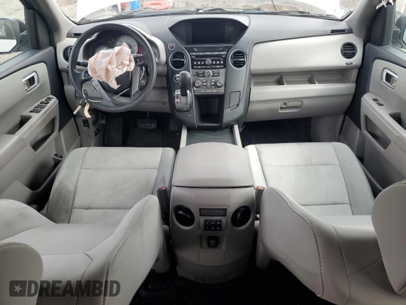 2014 Honda Pilot LX with VIN 5FNYF4H24EB011297, listed as a Copart auction lot 53833845 with 101,884 mi miles and Salvage Title. Bid and sale history available at DreamBid. Image 8.