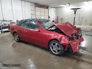 2002 Mercedes-Benz CLK-Class with VIN WDBLK65G12T112872, listed as a Copart auction lot 83481604 with 111,370 mi miles and Salvage Title. Bid and sale history available at carsss.com. Image 4.