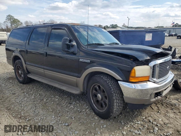 2001 Ford Excursion Limited z VIN 1FMNU42S71EA71342, wystawiony jako Copart lot #43636565 z przebiegiem 181 107 mil mil oraz Szkoda całkowita • Salvage title. Historia ofert i sprzedaży dostępna na DreamBid. Obrazek 4.