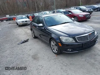 2009 Mercedes-Benz C-Class 3.0L Sport with VIN WDDGF81X19R072881, listed as a IAAI auction lot 40931048 with 194,630 mi miles. Bid and sale history available at carsss.com. Image 1.