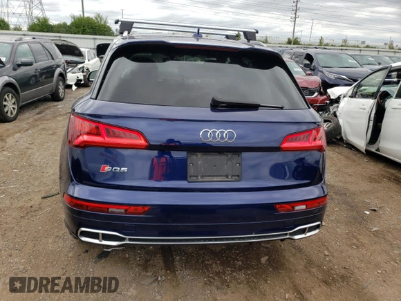 2018 Audi SQ5 Prestige with VIN WA1C4AFY8J2224461, listed as a Copart auction lot 67195723 with 62,052 mi miles. Bid and sale history available at carsss.com. Image 6.