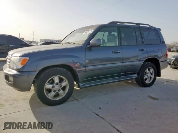 2006 Toyota Land Cruiser z VIN JTEHT05JX62090519, wystawiony jako Copart lot #48316775 z przebiegiem 144 244 mil mil oraz Czysty tytuł • Clean title. Historia ofert i sprzedaży dostępna na DreamBid. Obrazek 1.