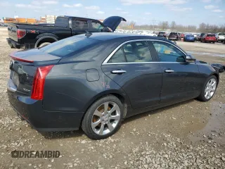 2014 Cadillac ATS Luxury RWD with VIN 1G6AB5RX4E0110961, listed as a Copart auction lot 50615165 with 80,089 mi miles and Salvage Title. Bid and sale history available at carsss.com. Image 3.
