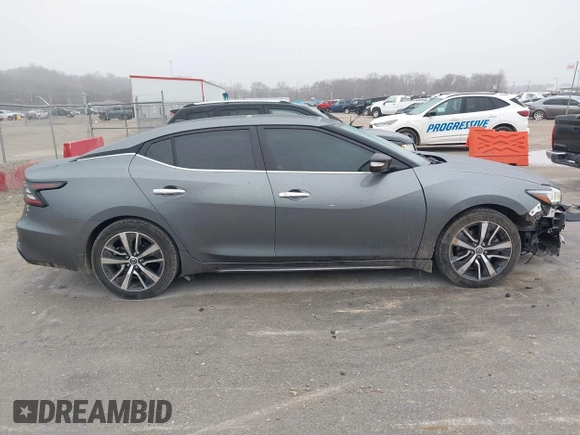 2019 Nissan Maxima SV with VIN 1N4AA6AV2KC364328, listed as a IAAI auction lot 41509374 with 55,514 mi miles. Bid and sale history available at carsss.com. Image 13.