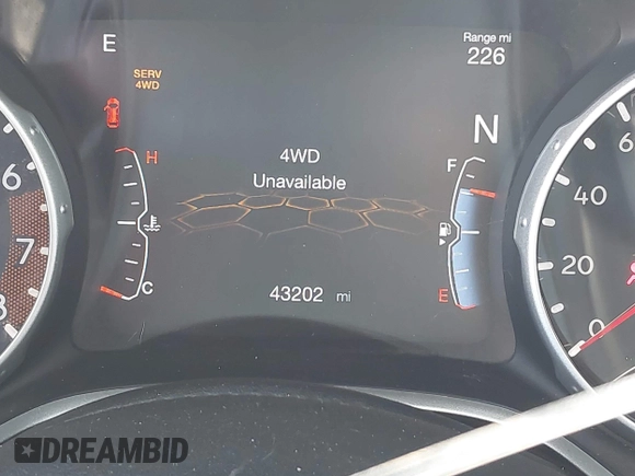2019 Jeep Compass Latitude z VIN 3C4NJDBB2KT650866, wystawiony jako IAAI lot #42363259 z przebiegiem 43 202 mil mil oraz . Historia ofert i sprzedaży dostępna na DreamBid. Obrazek 15.
