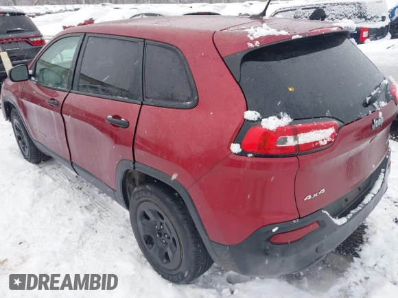 2017 Jeep Cherokee Sport with VIN 1C4PJMAB1HD225079, listed as a IAAI auction lot 40998022 with 128,690 mi miles and . Bid and sale history available at DreamBid. Image 3.