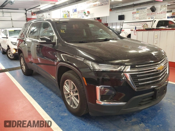 2022 Chevrolet Traverse LT Cloth with VIN 1GNEVGKWXNJ141202, listed as a IAAI auction lot 42187719 with 60,231 mi miles. Bid and sale history available at carsss.com. Image 1.