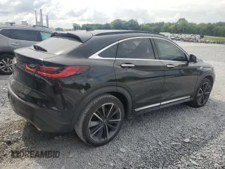 2024 Infiniti QX55 Luxe z VIN 3PCAJ5JR7RF111848, wystawiony jako Copart lot #60298415 z przebiegiem 32 458 mil mil oraz Szkoda całkowita • Salvage title. Historia ofert i sprzedaży dostępna na DreamBid. Obrazek 3.