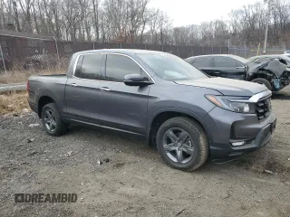 2022 Honda Ridgeline RTL-E with VIN 5FPYK3F77NB024900, listed as a Copart auction lot 48840775 with 31,990 mi miles and Salvage title. Bid and sale history available at DreamBid. Image 4.