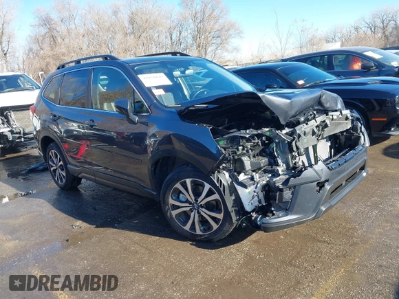 2024 Subaru Forester Limited with VIN JF2SKAKC9RH515899, listed as a IAAI auction lot 41058849 with 8,348 mi miles and . Bid and sale history available at DreamBid. Image 1.