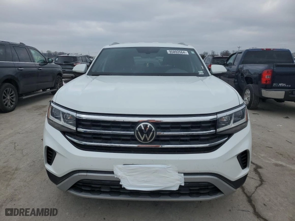 2020 Volkswagen Atlas Cross Sport 2.0T S with VIN 1V2GC2CA3LC231210, listed as a Copart auction lot 85892664 with 57,480 mi miles and Salvage Title. Bid and sale history available at carsss.com. Image 5.