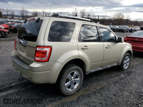 2011 Ford Escape Limited with VIN 1FMCU9E7XBKC01497, listed as a Copart auction lot 47996085 with 127,770 mi miles and Salvage Title. Bid and sale history available at DreamBid. Image 3.