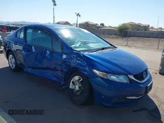 2014 Honda Civic Sedan LX with VIN 19XFB2F58EE260616, listed as a IAAI auction lot 41849697 with 148,757 mi miles. Bid and sale history available at carsss.com. Image 1.