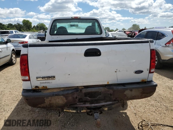 2007 Ford F-250 XL with VIN 1FTNF21577EA03016, listed as a Copart auction lot 65727204 with 132,073 mi miles and Salvage Title. Bid and sale history available at DreamBid. Image 6.