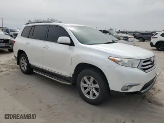 2013 Toyota Highlander with VIN 5TDZK3EH7DS118003, listed as a Copart auction lot 47138505 with 109,021 mi miles and Salvage Title. Bid and sale history available at carsss.com. Image 4.