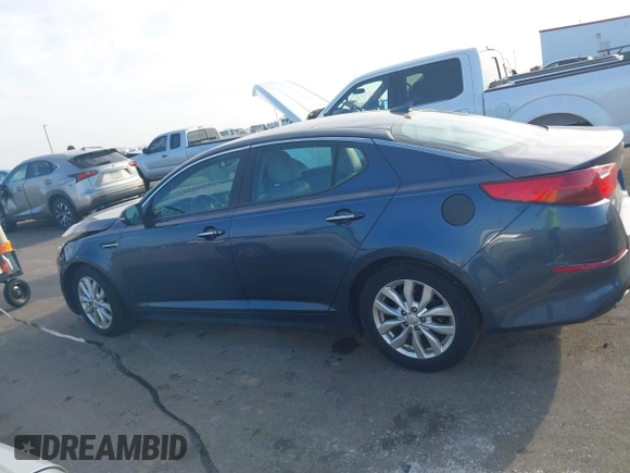 2015 Kia Optima EX with VIN 5XXGN4A75FG370371, listed as a IAAI auction lot 41803400 with 87,138 mi miles. Bid and sale history available at carsss.com. Image 14.