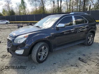 2016 Chevrolet Equinox LTZ z VIN 2GNFLGE37G6174718, wystawiony jako Copart lot #52518065 z przebiegiem 82 827 mil mil oraz Szkoda całkowita • Salvage title. Historia ofert i sprzedaży dostępna na DreamBid. Obrazek 1.