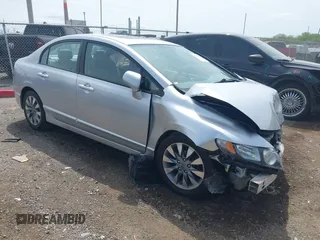 2009 Honda Civic EX-L z VIN 2HGFA16989H343295, wystawiony jako IAAI lot #42166246 z przebiegiem 147 871 mil mil oraz . Historia ofert i sprzedaży dostępna na DreamBid. Obrazek 1.