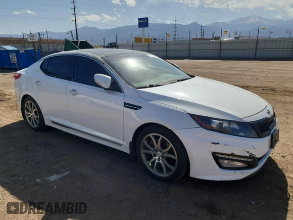 2013 Kia Optima SX with VIN 5XXGR4A63DG219814, listed as a Copart auction lot 53312465 with 125,201 mi miles and Clean Title. Bid and sale history available at carsss.com. Image 4.