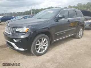 2015 Jeep Grand Cherokee Summit with VIN 1C4RJFJM3FC243639, listed as a Copart auction lot 45165405 with 220,268 mi miles and Clean Title. Bid and sale history available at carsss.com. Image 1.
