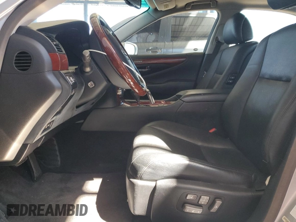 2012 Lexus LS 460 with VIN JTHBL5EF2C5111455, listed as a Copart auction lot 49353025 with 48,864 mi miles and Salvage title. Bid and sale history available at DreamBid. Image 7.