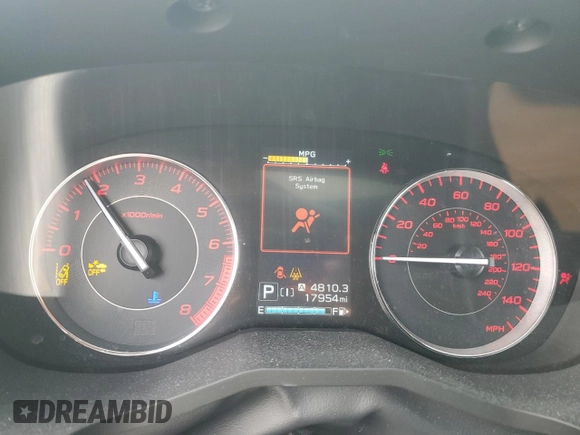 2020 Subaru Impreza Special Sports with VIN 4S3GTAM66L3727835, listed as a Copart auction lot 88171595 with 17,954 mi miles and Salvage title. Bid and sale history available at DreamBid. Image 9.