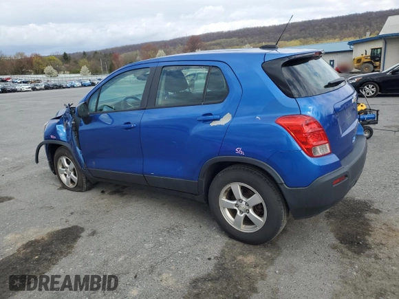 2016 Chevrolet Trax LS with VIN KL7CJNSB4GB570780, listed as a Copart auction lot 52558245 with 181,791 mi miles and Salvage Title. Bid and sale history available at carsss.com. Image 2.