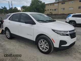 2024 Chevrolet Equinox LS with VIN 3GNAXHEG9RL232818, listed as a Copart auction lot 52411955 with Not Provided miles and Non Repairable. Bid and sale history available at DreamBid. Image 4.