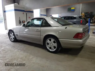 1999 Mercedes-Benz SL-Class with VIN WDBFA68F9XF185352, listed as a Copart auction lot 44048085 with 86,276 mi miles and Clean Title. Bid and sale history available at carsss.com. Image 2.