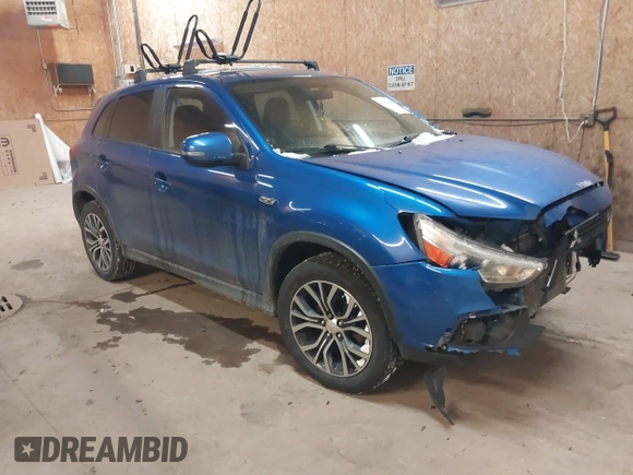2016 Mitsubishi Outlander Sport 2.0 ES with VIN JA4AP3AU8GZ028731, listed as a IAAI auction lot 41509686 with 142,112 mi miles. Bid and sale history available at carsss.com. Image 1.