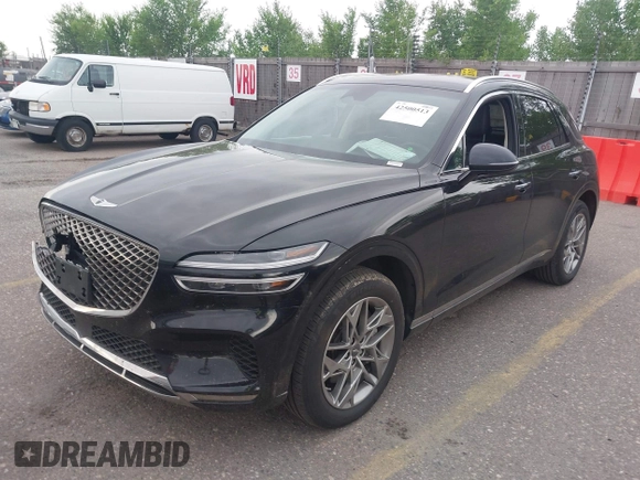 2025 Genesis GV70 2.5T with VIN KMUMADTB7SU199933, listed as a IAAI auction lot 42500513 with 15,384 mi miles and . Bid and sale history available at DreamBid. Image 18.
