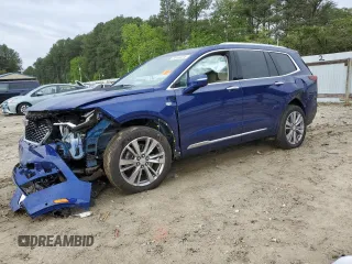 2024 Cadillac XT6 AWD Premium Luxury with VIN 1GYKPDRSXRZ721669, listed as a Copart auction lot 57755875 with 18,388 mi miles and Salvage title. Bid and sale history available at DreamBid. Image 1.