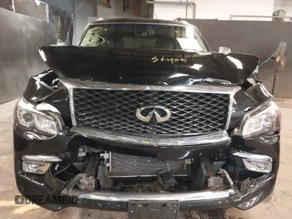 2017 Infiniti QX80 with VIN JN8AZ2NE1H9160930, listed as a IAAI auction lot 42080203 with 92,222 mi miles. Bid and sale history available at carsss.com. Image 6.