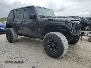 2017 Jeep Wrangler Unlimited Sahara с VIN 1C4BJWEG5HL543868, выставлен на аукционе Copart как лот 55206845 с пробегом 84 993 миль миль и Списание • Salvage title. История ставок и продаж доступна на DreamBid. Изображение 4.