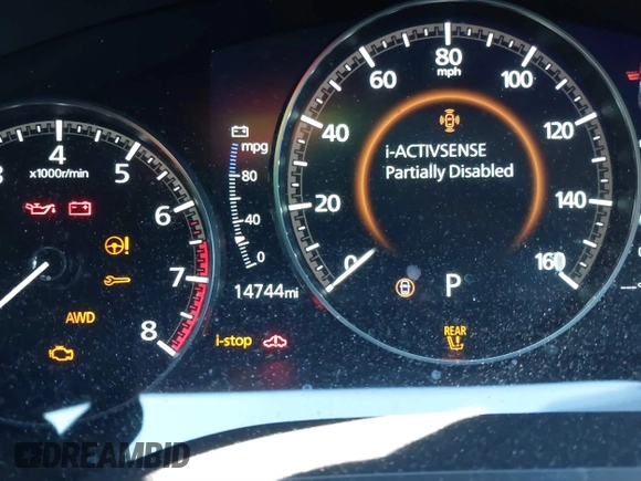 2024 Mazda CX-90 Preferred with VIN JM3KKBHDXR1146779, listed as a IAAI auction lot 41628645 with 14,744 mi miles and . Bid and sale history available at DreamBid. Image 15.