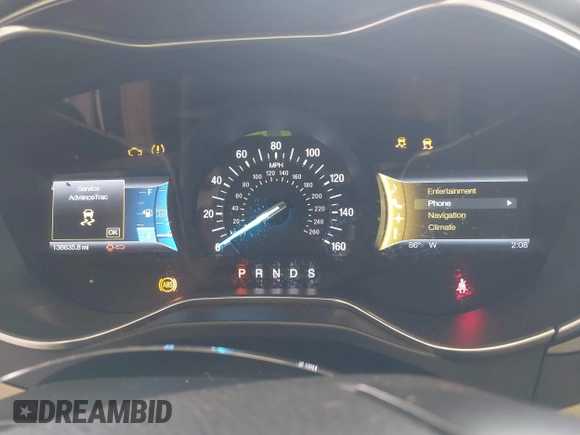 2014 Ford Fusion SE with VIN 3FA6P0HD8ER372731, listed as a IAAI auction lot 39915643 with 136,635 mi miles and . Bid and sale history available at DreamBid. Image 7.