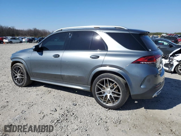 2022 Mercedes-Benz GLE 53 AMG with VIN 4JGFB6BB5NA588237, listed as a Copart auction lot 43532104 with 25,890 mi miles and . Bid and sale history available at DreamBid. Image 2.