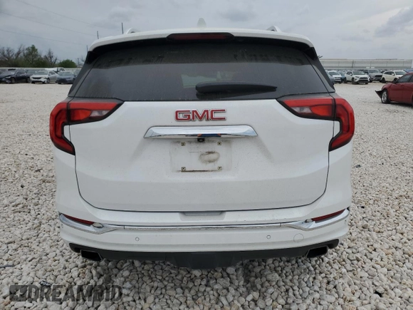 2019 GMC Terrain Denali with VIN 3GKALSEX7KL396483, listed as a Copart auction lot 50463135 with 93,860 mi miles and Salvage Title. Bid and sale history available at DreamBid. Image 6.