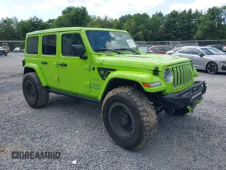 2021 Jeep Wrangler Unlimited Sahara with VIN 1C4JJXP6XMW783058, listed as a IAAI auction lot 39945796 with 25,313 mi miles and . Bid and sale history available at DreamBid. Image 1.