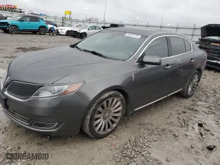 2015 Lincoln MKS with VIN 1LNHL9EK2FG606727, listed as a Copart auction lot 86556184 with 89,057 mi miles and Salvage Title. Bid and sale history available at carsss.com. Image 1.
