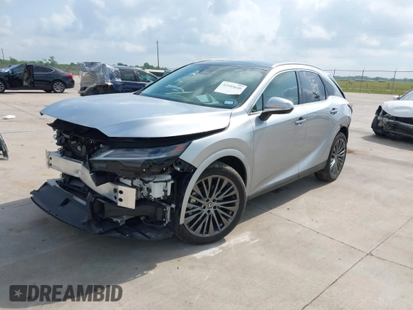 2023 Lexus RX 350h with VIN 2T2BBMCA8PC022516, listed as a IAAI auction lot 42105640 with 15,965 mi miles and . Bid and sale history available at DreamBid. Image 18.