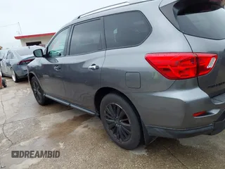 2017 Nissan Pathfinder SL with VIN 5N1DR2MM6HC672523, listed as a IAAI auction lot 42165353 with 155,123 mi miles. Bid and sale history available at carsss.com. Image 14.