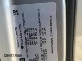 2023 Chevrolet Tahoe RST with VIN 1GNSKRKD2PR327701, listed as a Copart auction lot 49685915 with 37,500 mi miles and Salvage title. Bid and sale history available at DreamBid. Image 15.