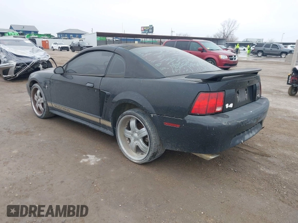 2002 Ford Mustang Standard with VIN 1FAFP40452F142303, listed as a IAAI auction lot 41557652 with 1 mi miles. Bid and sale history available at carsss.com. Image 3.