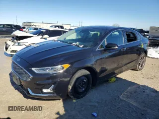 2020 Ford Fusion Titanium with VIN 3FA6P0D99LR204708, listed as a Copart auction lot 88088445 with 105,887 mi miles and Salvage title. Bid and sale history available at DreamBid. Image 1.