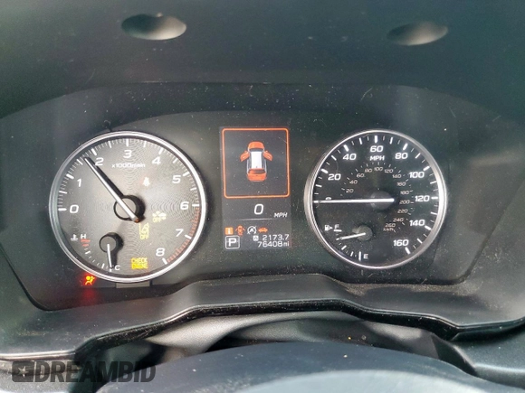 2021 Subaru Outback Premium with VIN 4S4BTADC8M3184923, listed as a Copart auction lot 61628025 with 76,408 mi miles and Salvage title. Bid and sale history available at DreamBid. Image 9.